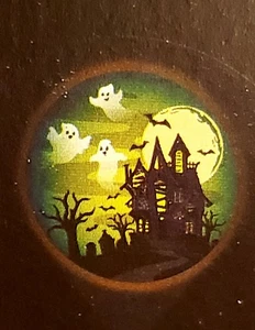 Halloween Mini LED Projector Light Haunted House Ghosts Bat  Battery Operated  - Picture 1 of 2