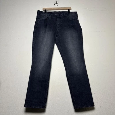 David Bitton Jackson Denim Jean Pant Men 38x32 Stretch Tall Big Punk Y2k Black - Image 1 of 4