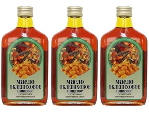 Sanddornöl kaltgepresst unraffiniert 3 x 250 ml Hippophae rhamnoides NM Облепиха - Picture 1 of 7