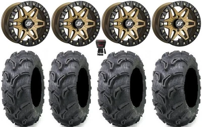 Sedona Split 6 Beadlock 14" Wheels Br 27" Zilla Tires Yamaha Viking Wolverine - Image 1 of 4