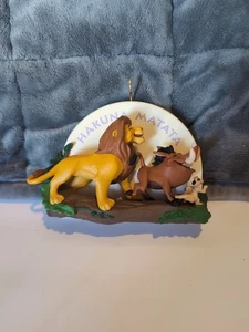 1995 Hallmark Ornament SIMBA PUMBAA & TIMON the Lion King - Picture 1 of 4