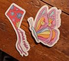 Pura Vida Butterfly And Retro Kite Stickers