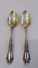  Alvin Prince Eugene Teaspoons Sterling Silver Flatware -Two Pieces