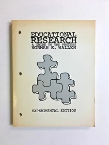 Educational Research A Guide to the Process Norman E. Wallen 1974 Paperback - Imagen 1 de 3
