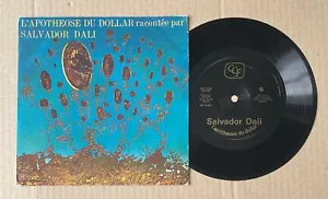 Salvador DALI L'apothéose du dollar 7" 45 Flexi disc EX - Foto 1 di 2