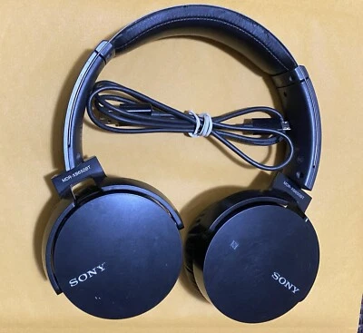 Sony MDR-XB650BT Wireless Stereo Headset Extra Bass Bluetooth Black Tested Works - Image 1 of 4