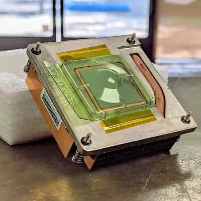 C1100 Heat Sink X58 1366 Pin 1U Server CPU Heat Sink Chassis CPU Cooler Cooling - Image 1 of 2