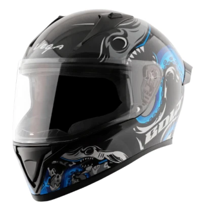 Capacetes de motocicleta de rosto inteiro com certificação VEGA BOLT "POLVO" - Imagem 1 de 2