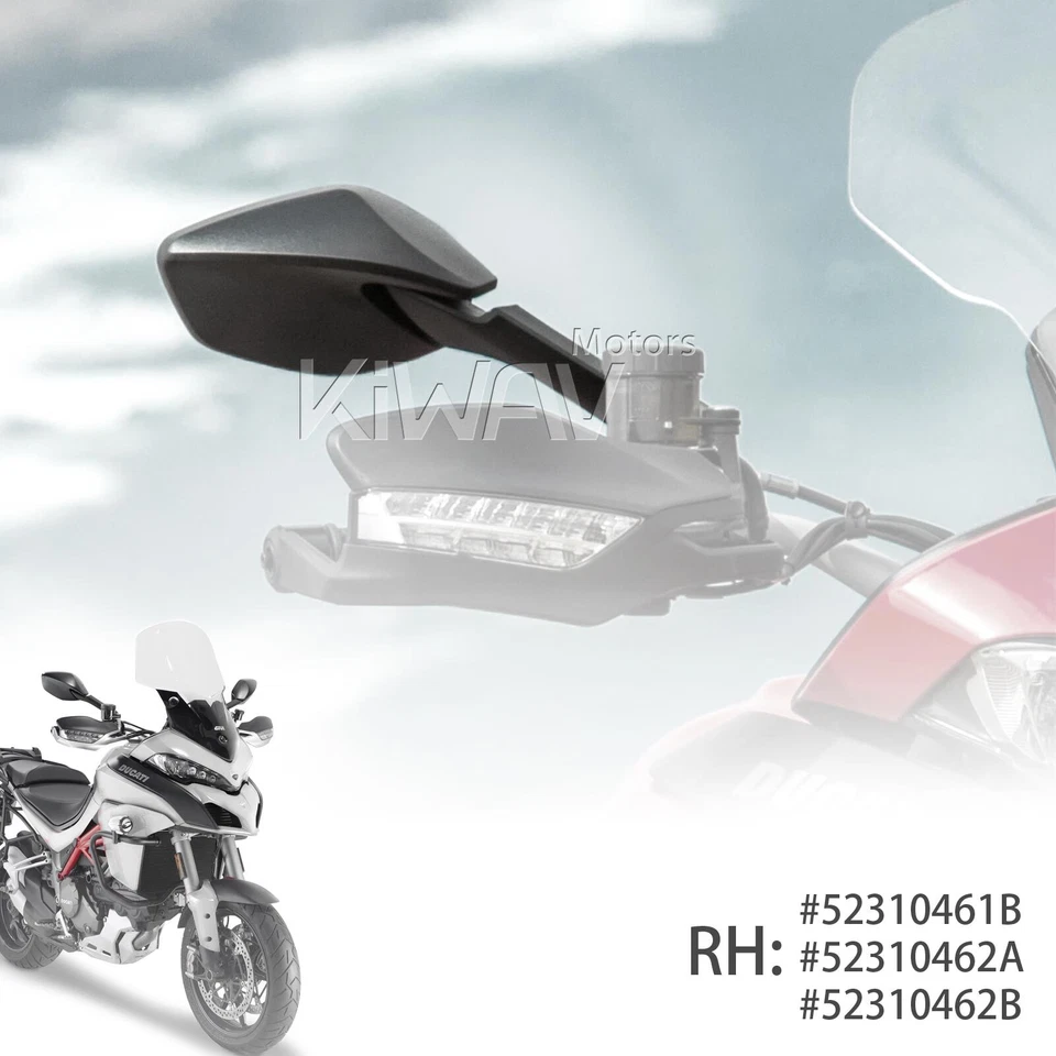 Espejo retrovisor de repuesto de repuesto para Ducati Multistrada 1200 2015-2017 Foto 1 de 4