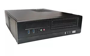 Chenbro PC-71169 - H05 Slim Micro ATX Gehäuse schwarz Netzteil + DVD RW USB 3.0 - Bild 1 von 4