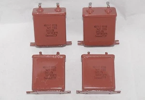 Condensadores rusos 1uF 1 mFD 1μF 1000V 1kV PiO (papel en aceite) MBGP Lote de 4 NUEVO DE LOTE ANTIGUO - Imagen 1 de 4