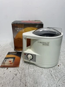 Donvier Cordially Yours Liqueur Maker Cordial Maker Vintage - READ - Picture 1 of 16