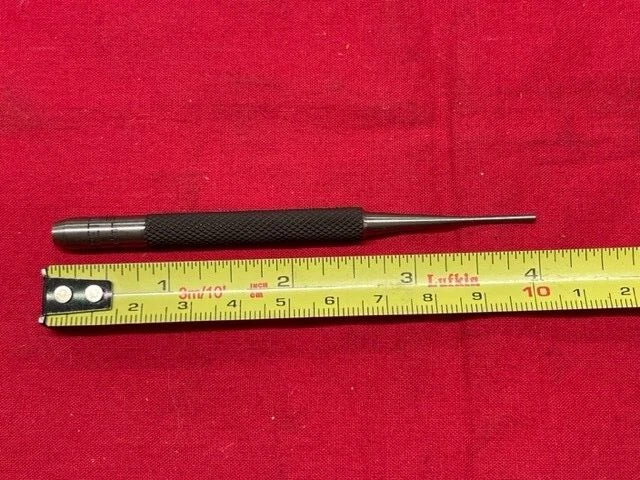 L.S.STARRETT DRIVE PIN PUNCH SET S248PC NEW IN PACKAGE WITH POUCH