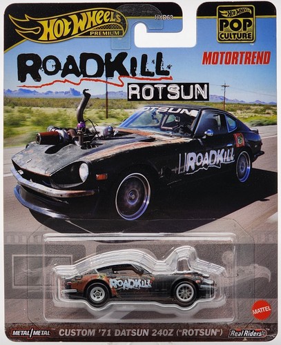 HOT WHEELS 2024 POP CULTURE SERIES MOTOR TREND ROADKILL ROTSUN W ...