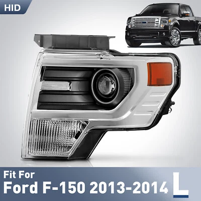 Faro HID/Xenón Para Ford F-150 2013-2014 Proyector Cromo Lado Izquierdo del Conductor Foto 1 de 4