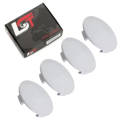 4X Coprimozzo Coprimozzo Nabe Copertura Grigia Ø 64Mm Per LAND ROVER - Immagine 1 di 4