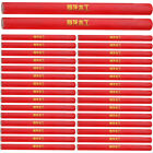 100pcs Red Hard Black Pencil Wood Drawing for Construction Marking
