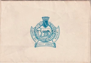 CORPO DEI VIGILI URBANI ROMA - Cofanetto con serie di 6 Cartoline Dis.Berthelet - Picture 1 of 8