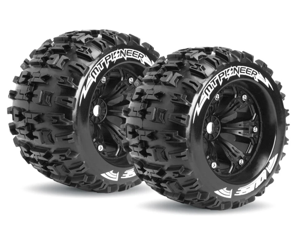 LOUISE 3.8 PIONEER Reifen auf Felge Monster Truck LOUT3218B E-Revo VXL 2.0, ... - Bild 1 von 1