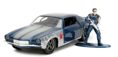 JADA TOYS - CHEVROLET Camaro con statuetta del Soldato d'Inverno 1973 AVENGER... - Immagine 1 di 4