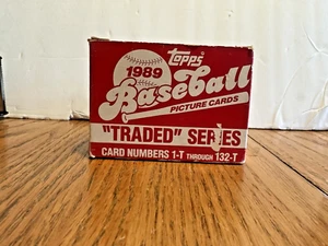 1989 Topps Traded Series Baseball Card Set 1T-132T Griffey Jr RC - Picture 1 of 9