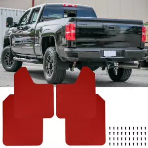 4x Car Rally Mudflaps Splash Guard Mudguards For Chevy Silverado 1500 2500 3500 - Picture 1 of 7