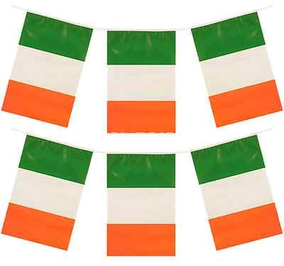 Bandera del Día de San Patricio 120 pies Banderín Irlanda Fiesta Irlandesa y Pub Decoración Banner Foto 1 de 2