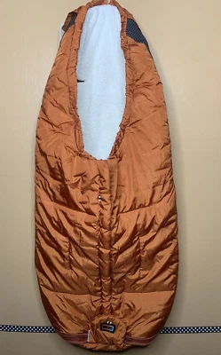 Carrinho Eckert Footmuff alto desempenho inverno isolado laranja impermeável - Imagem 1 de 4