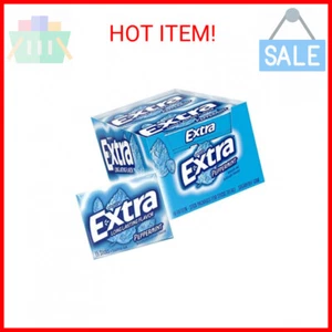 Extra Gum Peppermint Chewing Gum, 15 Pieces (Pack of 10) - Picture 1 of 2