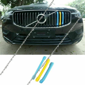 For Volvo XC60 2018-2021 3-Color Front Center Mesh Grille Grill Strip Cover Trim - Picture 1 of 8