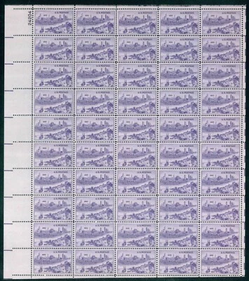 Scott #994 3¢ Kansas City Skyline Mint Sheet MNH  CV $11.40 - Image 1 of 2