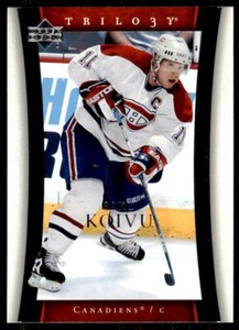 2005-06 Upper Deck Trilogy Saku Koivu Montreal Canadiens #48