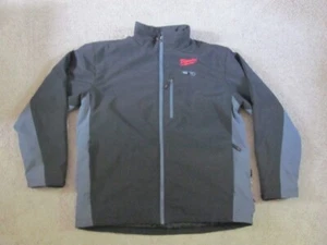 Milwaukee M12 Heated Gear Zip Up Large Black/Gray Jacket No Charger or Battery - Picture 1 of 9