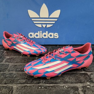 f50 adizero pink and blue