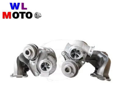 950HP Twin Turbos TD04 17T for BMW N54 535i 135i Z4 X6 740 E60 E89 F71 F01 Foto 1 de 4