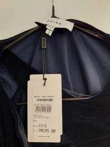 NWT Reiss size 10 Katie Cut-out velvet dress - Picture 1 of 7