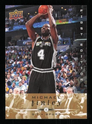 2008-09 Upper Deck First Edition Gold #170 Michael Finley  Basketball SPURS NM - Image 1 of 3