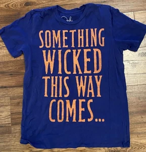 SOMETHING WICKED THIS WAY COMES William Shakespeare Macbeth T-Shirt 3XL 14 Kids - Picture 1 of 5