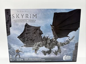 MEGA Skyrim Alduin The World Eater Dragon (HXR98) Dragonborn Dovahkiin Figure - Picture 1 of 10