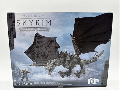 MEGA Skyrim Alduin The World Eater Dragon (HXR98) Dragonborn Dovahkiin Figure - Image 1 of 4