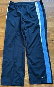 Vtg 90s Y2K Nike Gray Tag Baggy Jogger Sweatpants Multicolor Size L Large - Picture 1 of 6