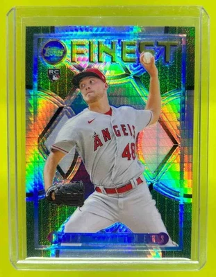 2022 Topps Finest Flashbacks Reid Detmers Prism Refractor /35 - Image 1 of 4
