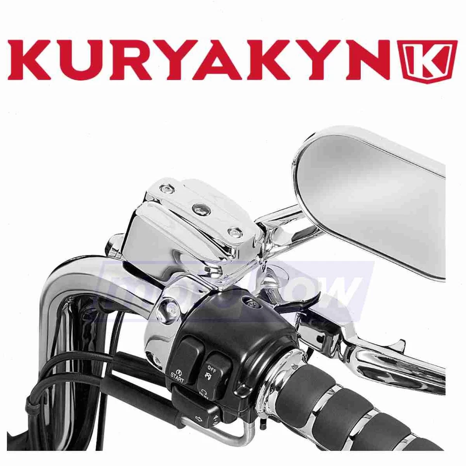 Kuryakyn Chrome Brake and Clutch Control Dress-Up Kit for 2008-2013 Harley si Foto 1 de 4