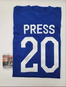 CHRISTEN PRESS Signed Team USA Womens Custom Jersey (JSA Basic COA) - Picture 1 of 3