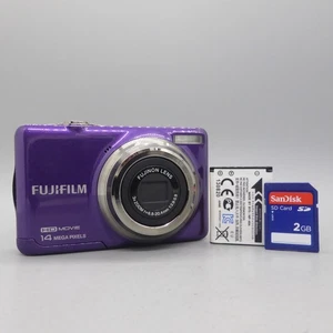 Cámara digital Fujifilm FinePix JV500 14,0 MP púrpura probada - Imagen 1 de 8