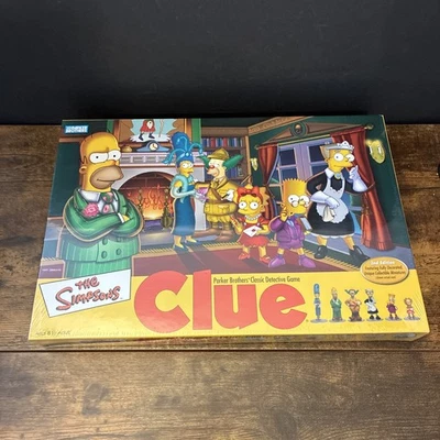 The Simpsons Clue Parker Brother's Classic Detective Game 2nd Edition New Sealed - Image 1 of 4