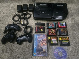 Sega Genesis With Sega Cd Add On