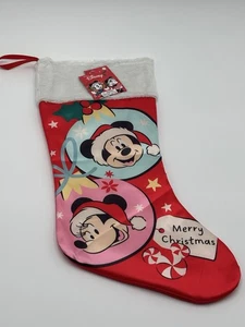Disney Mickey & Minnie Mouse Christmas Stocking - Picture 1 of 2