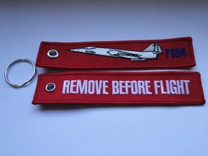 Schlüsselanhänger  Remove before flight   F-104   ca 13x2,5 cm - Bild 1 von 3