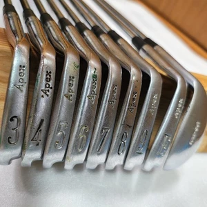 Ben Hogan PC Apex Irons 9-Piece Set Rare Golf Clubs Steel Flex Used - Picture 1 of 10